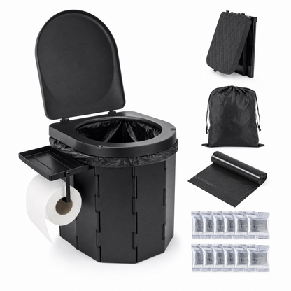 Road Relief™ Foldable Travel Toilet